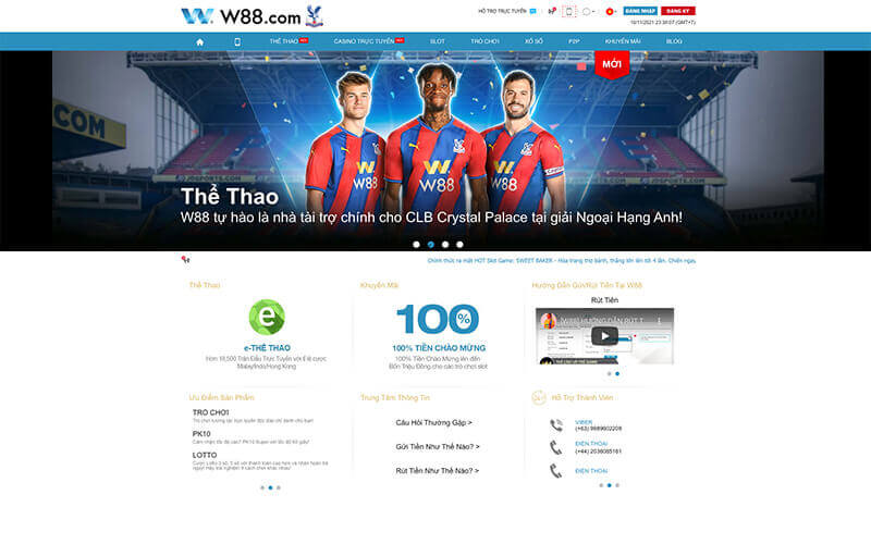 Trang web w88