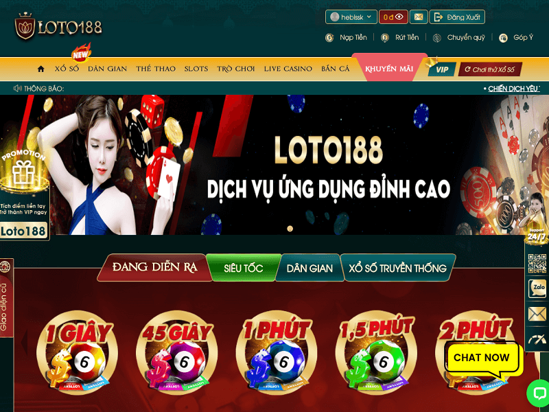 cách vào Loto188