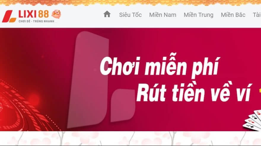 Nạp, rút tiền Lixi88